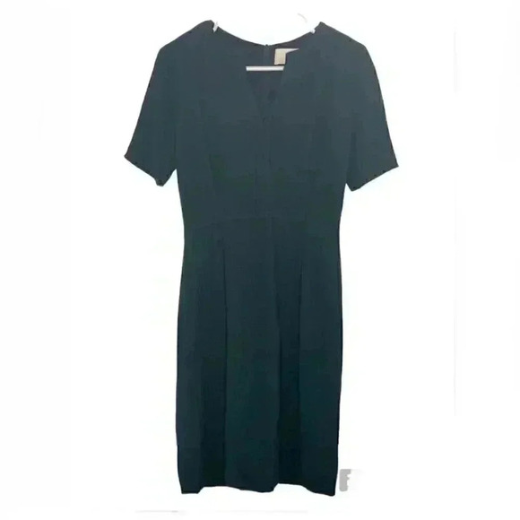 NWOT HUGO BOSS Dalesana Sheath Dress In Dark Green. Size 2 - Picture 1 of 6